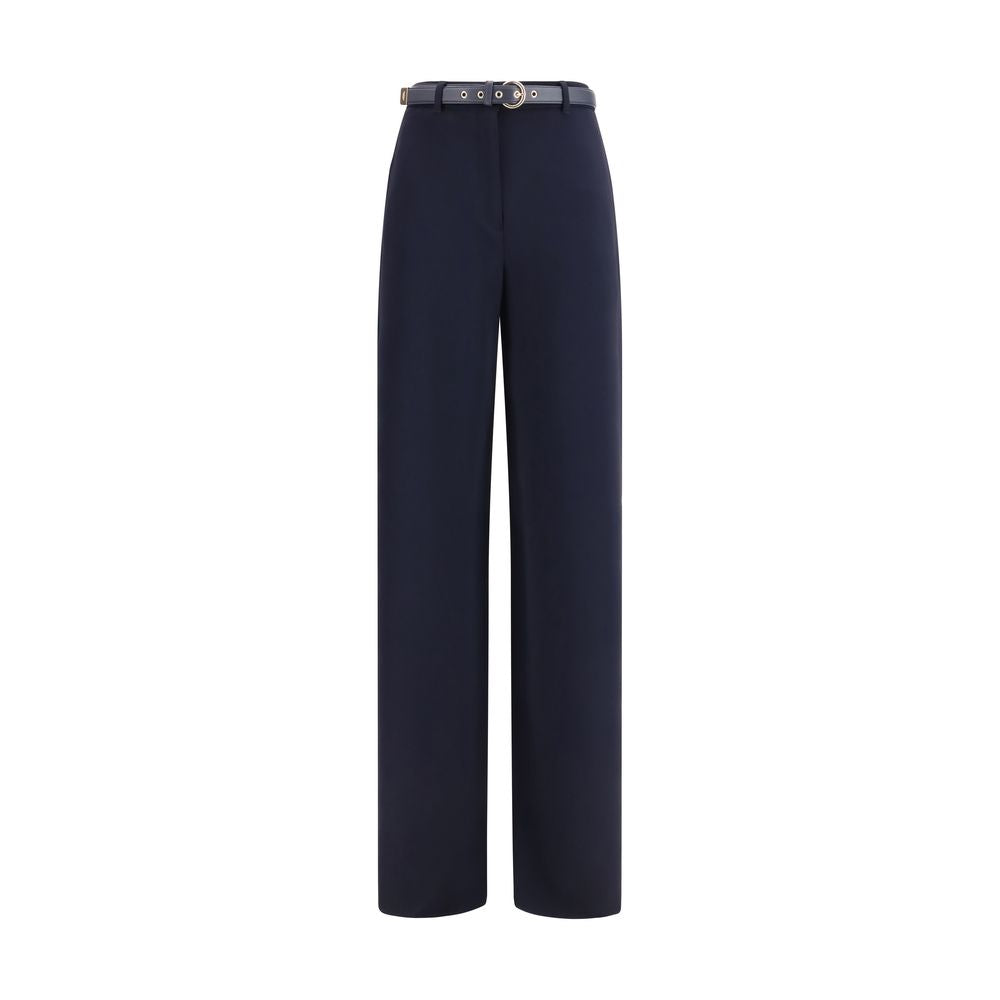Max Mara Blue Triacetate Leisure Trousers