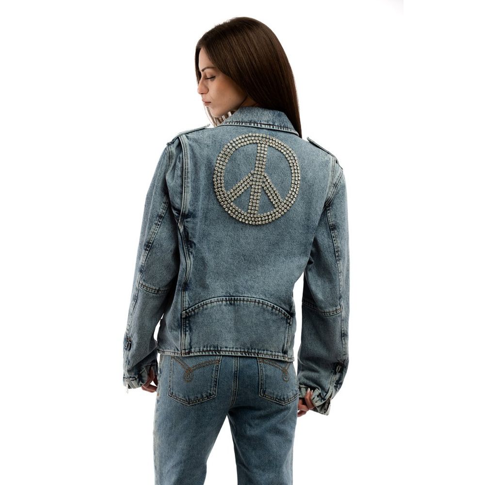 Moschino multicoloured denim jacket made of cotton-3