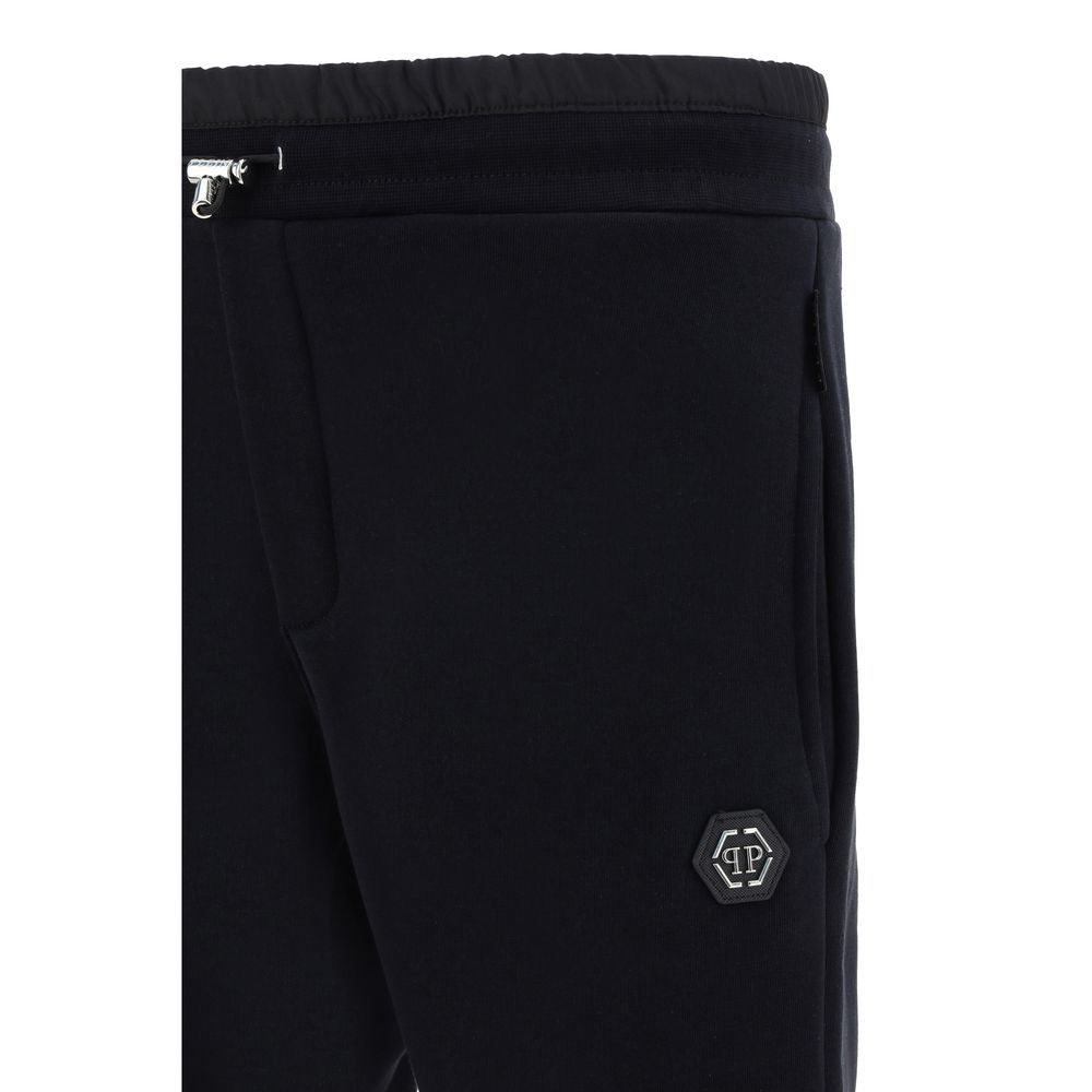 Philipp Plein Black Cotton Jogging Pants (Tracksuit Bottoms)-3