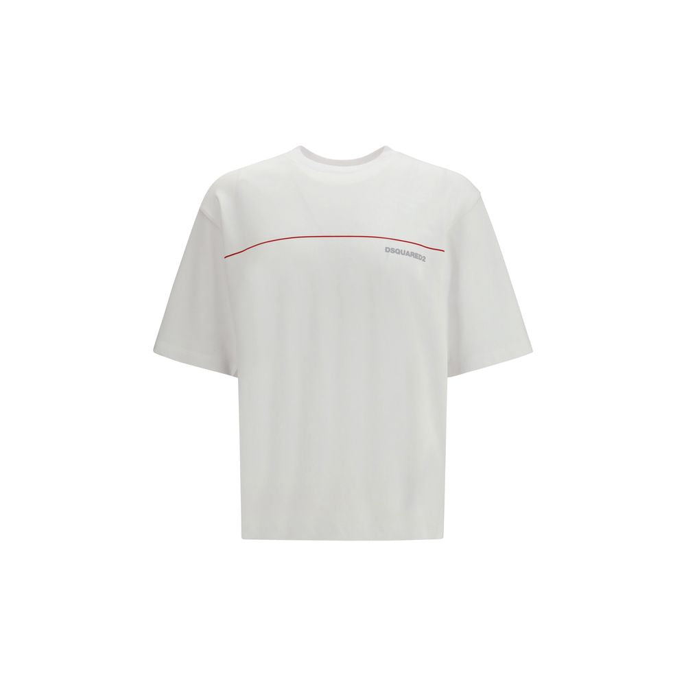 Dsquared² Weißes Baumwoll-T-Shirt