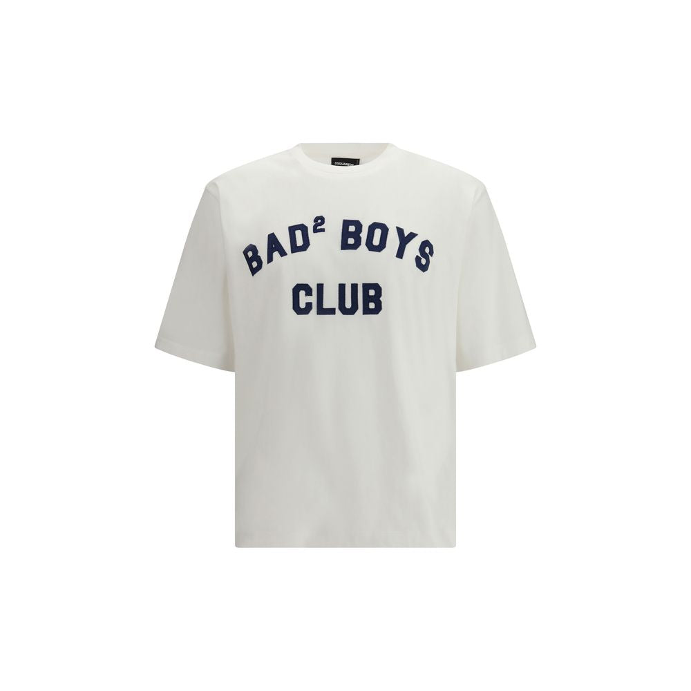 Dsquared² White Cotton T-Shirt-1