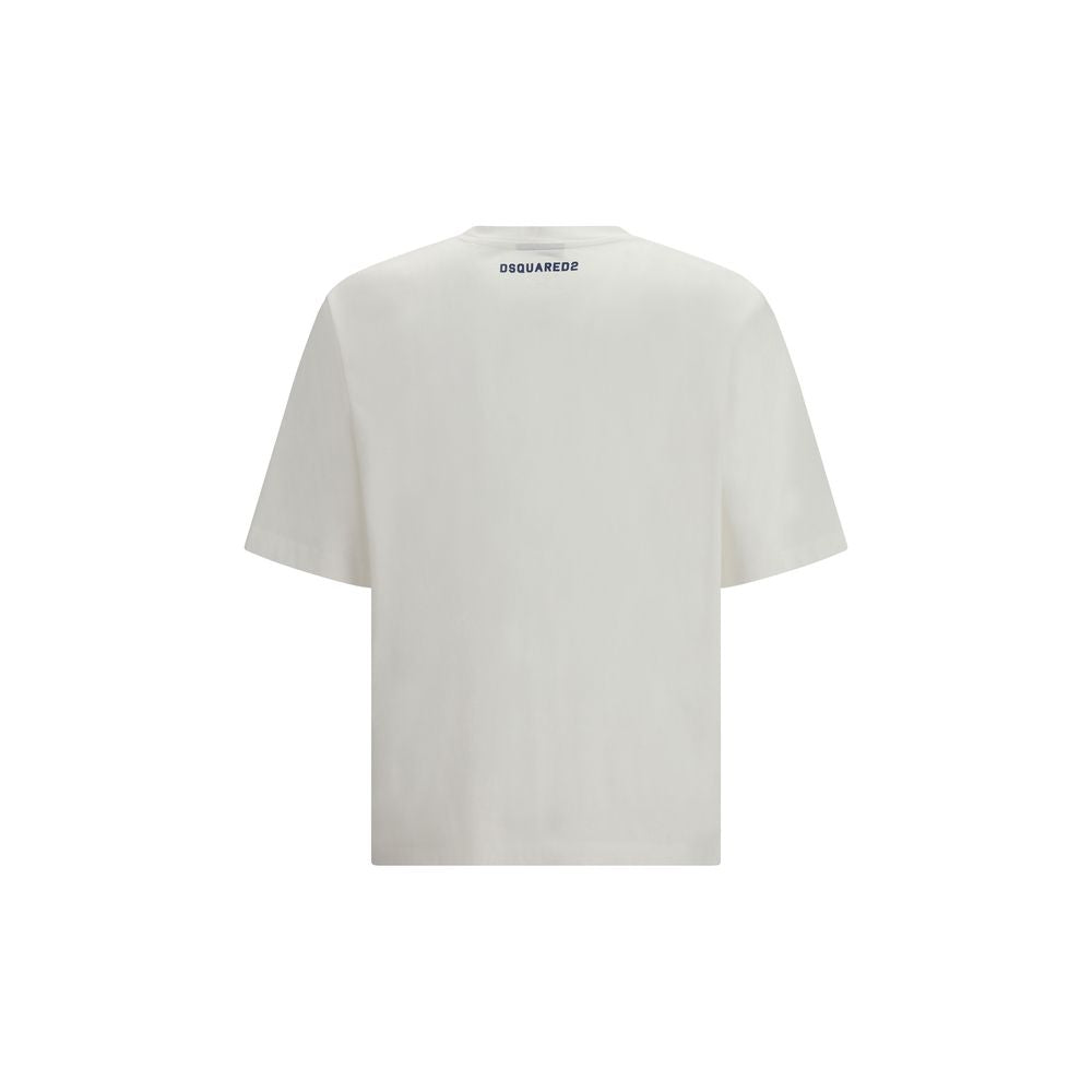 Dsquared² White Cotton T-Shirt-2