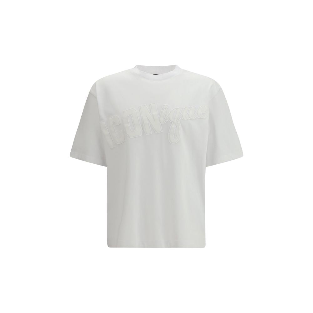 Dsquared² White Cotton T-Shirt-1