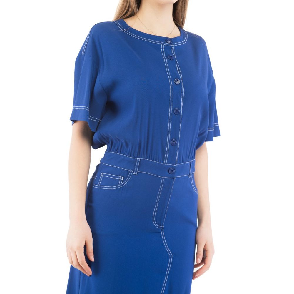 Moschino Multicolor Marabou Casual Dress-2