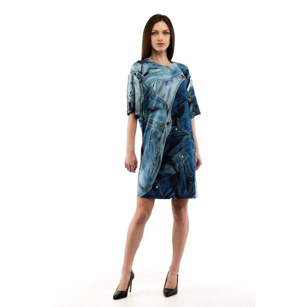 Moschino multicoloured viscose casual dress-1