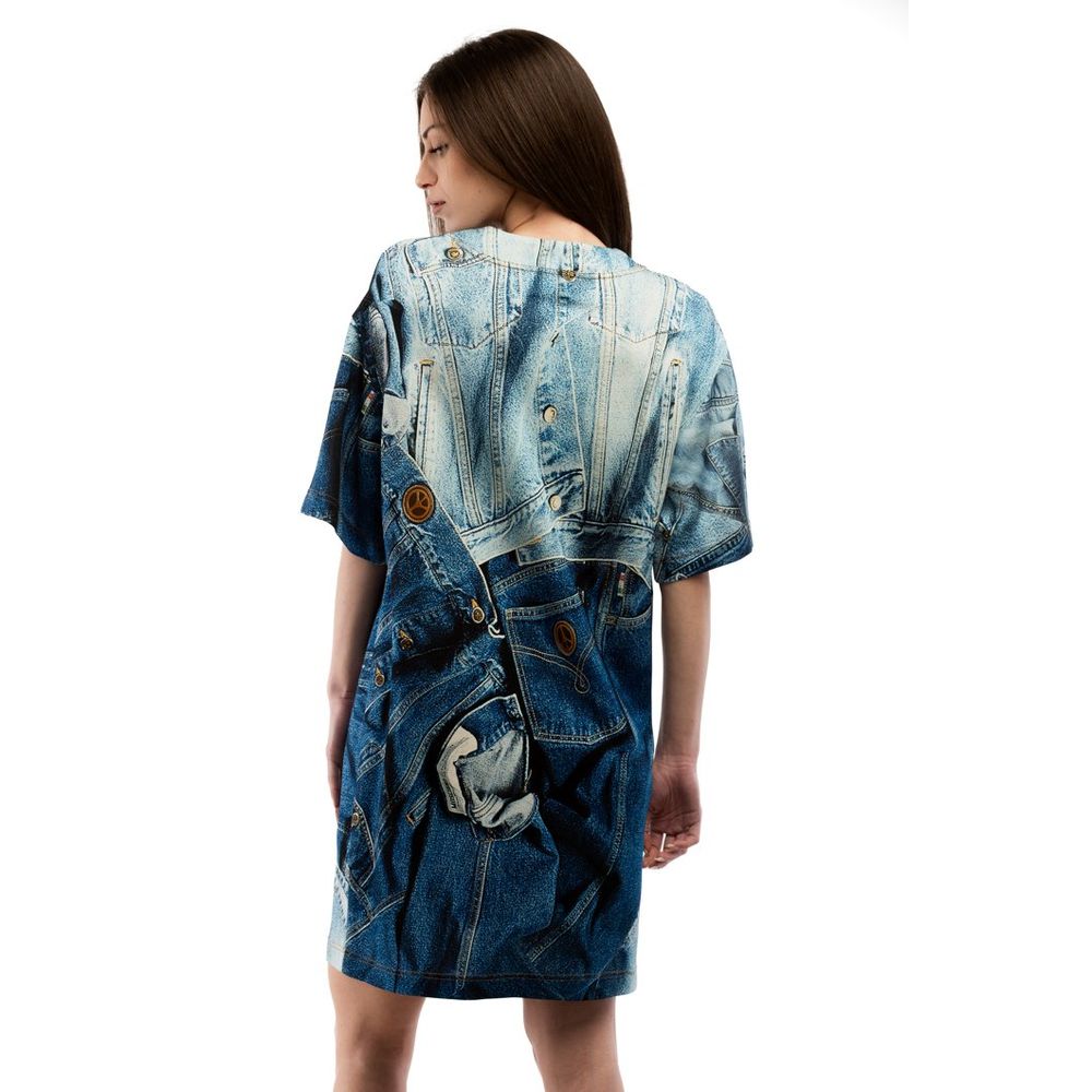 Moschino multicoloured viscose casual dress-3