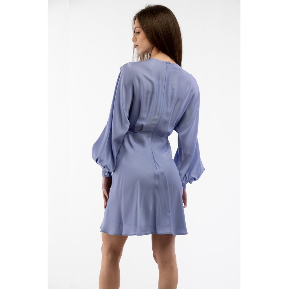 Moschino Purple Marabou Casual Dress-3