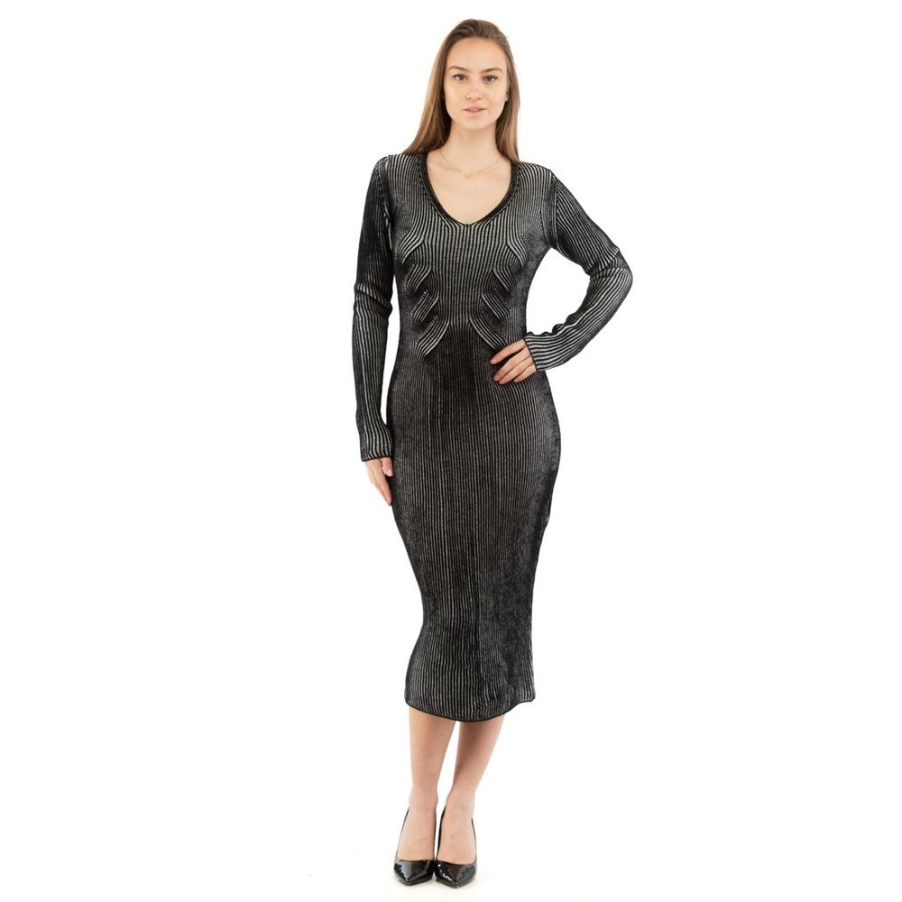 Moschino Multicolor Wool Casual Dress-1