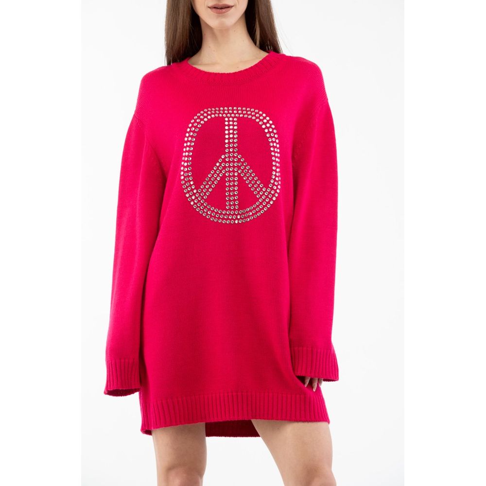 Moschino Fuchsia wool dress for leisure-2