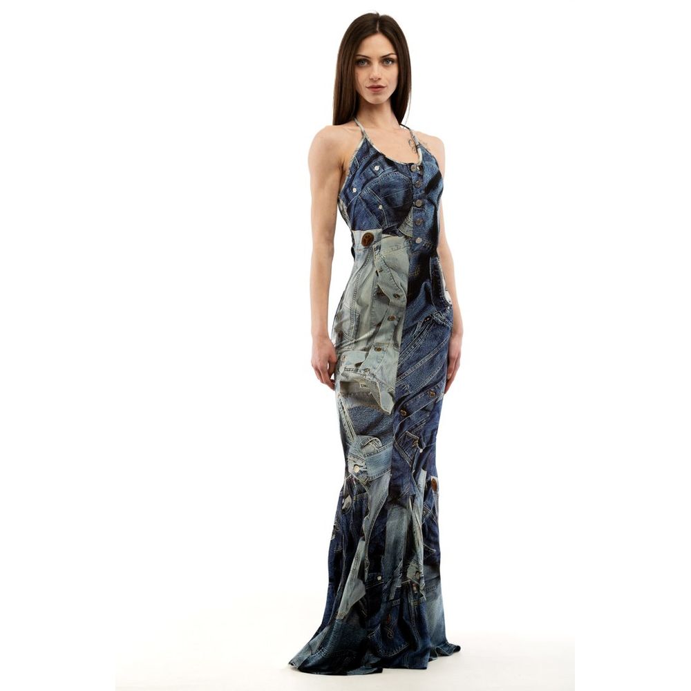 Moschino multicoloured viscose casual dress