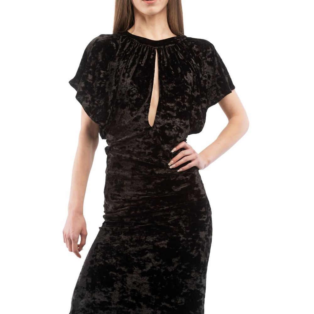 Moschino black polyester casual dress-2