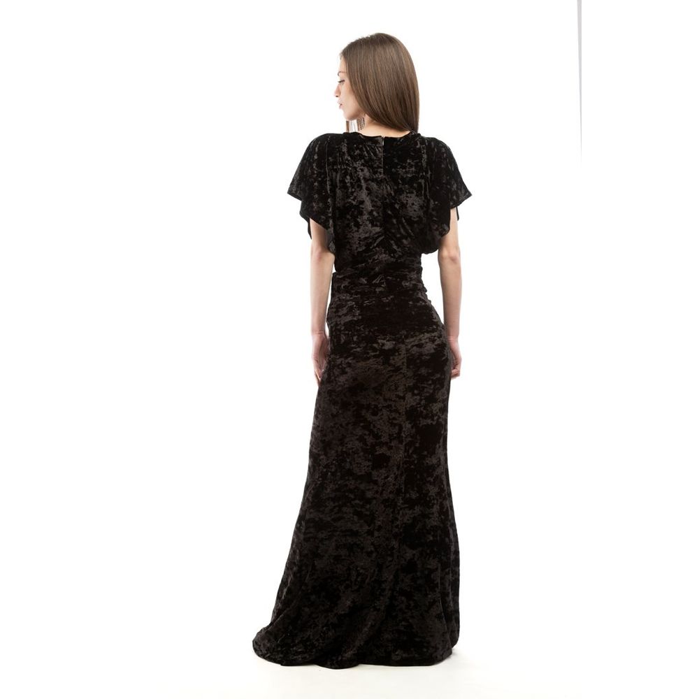 Moschino black polyester casual dress-3