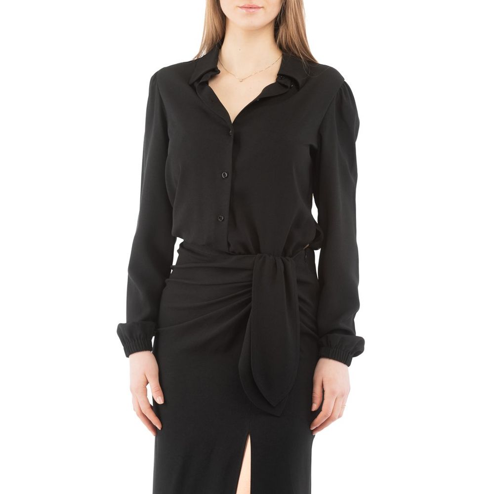 Moschino Black Marabou Casual Dress-2
