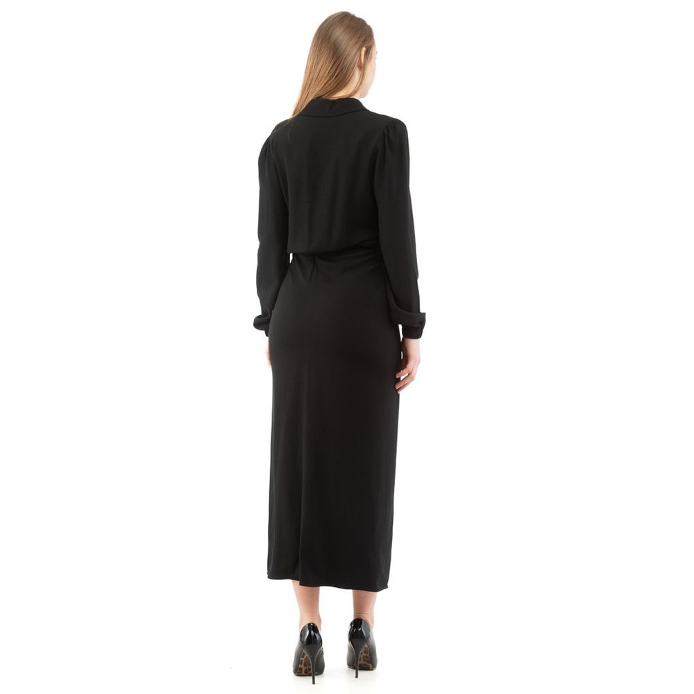 Moschino Black Marabou Casual Dress-3