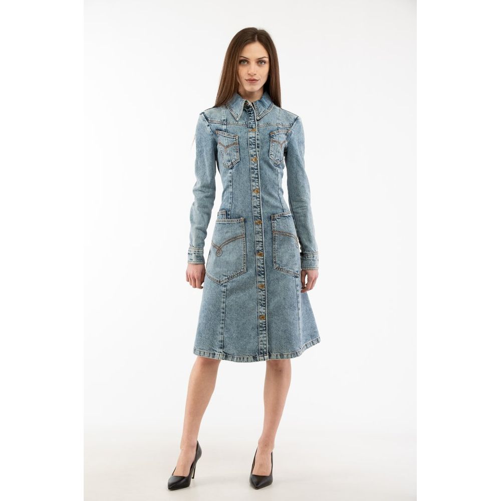 Moschino Multicolor Cotton Casual Dress-1