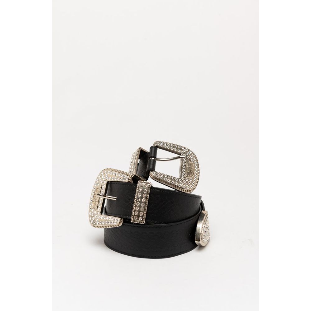 Moschino multicoloured viscose belt with regular buckle