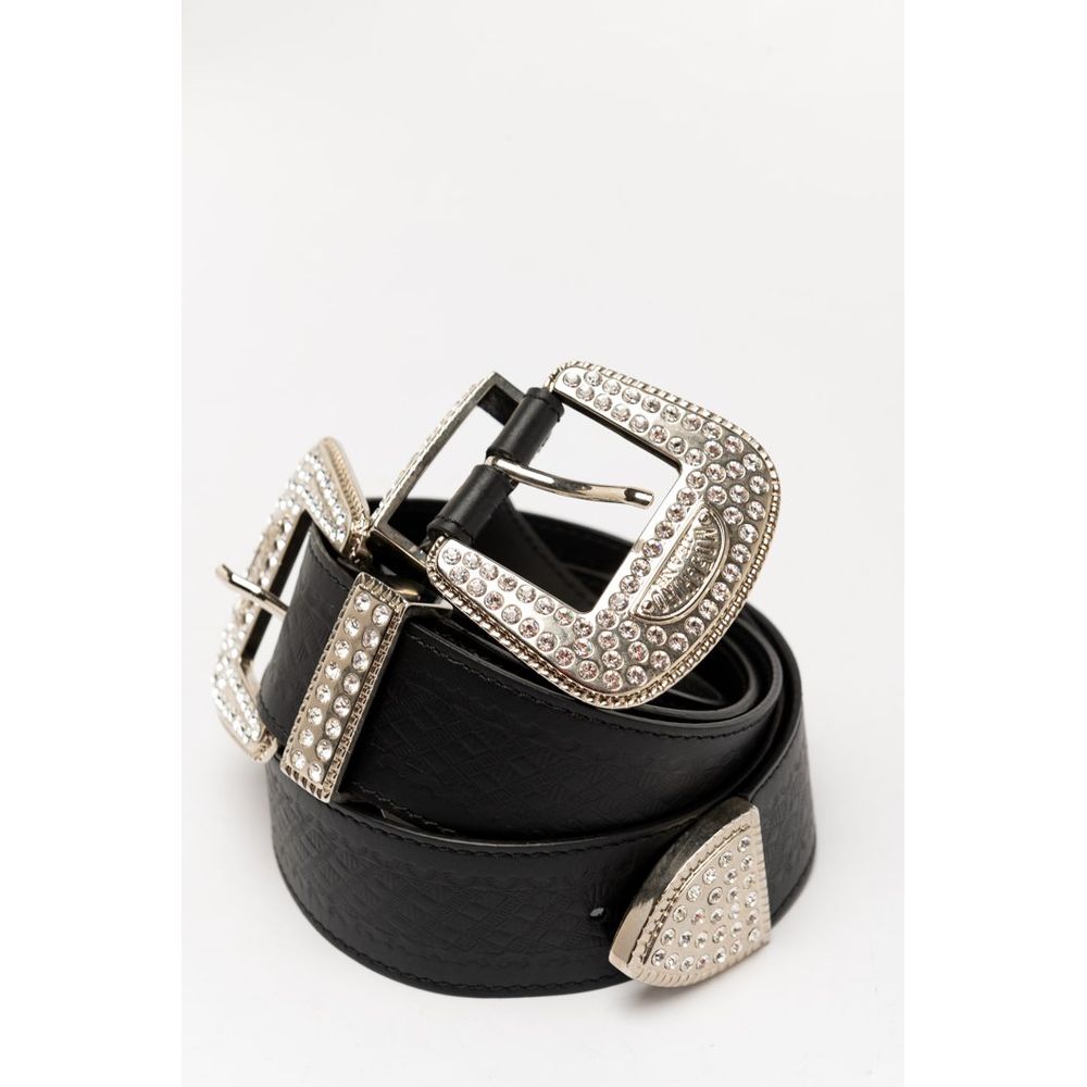 Moschino multicoloured viscose belt with regular buckle-2