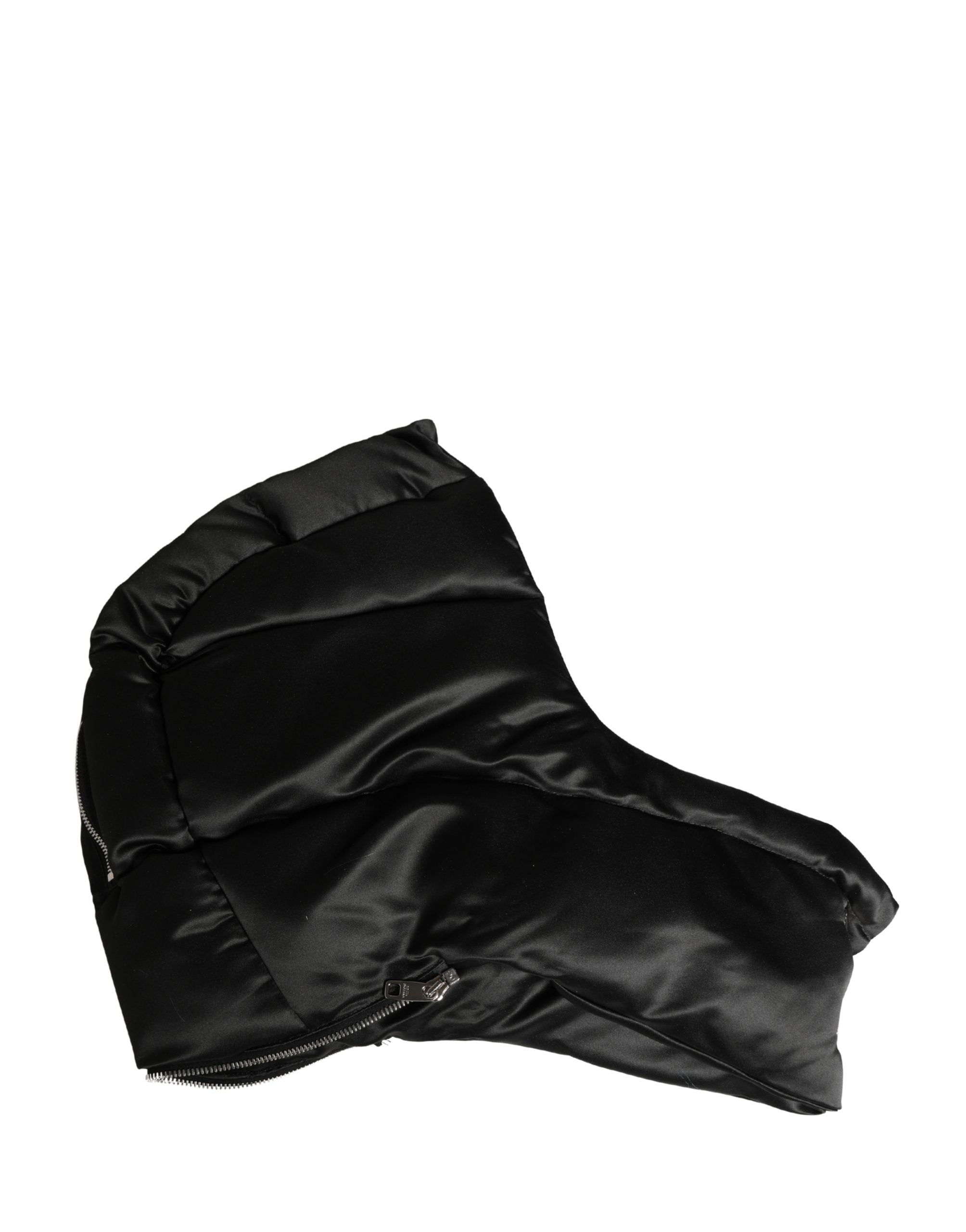 Dolce & Gabbana Black Polyester Full Head Headwear Capello Hat-3