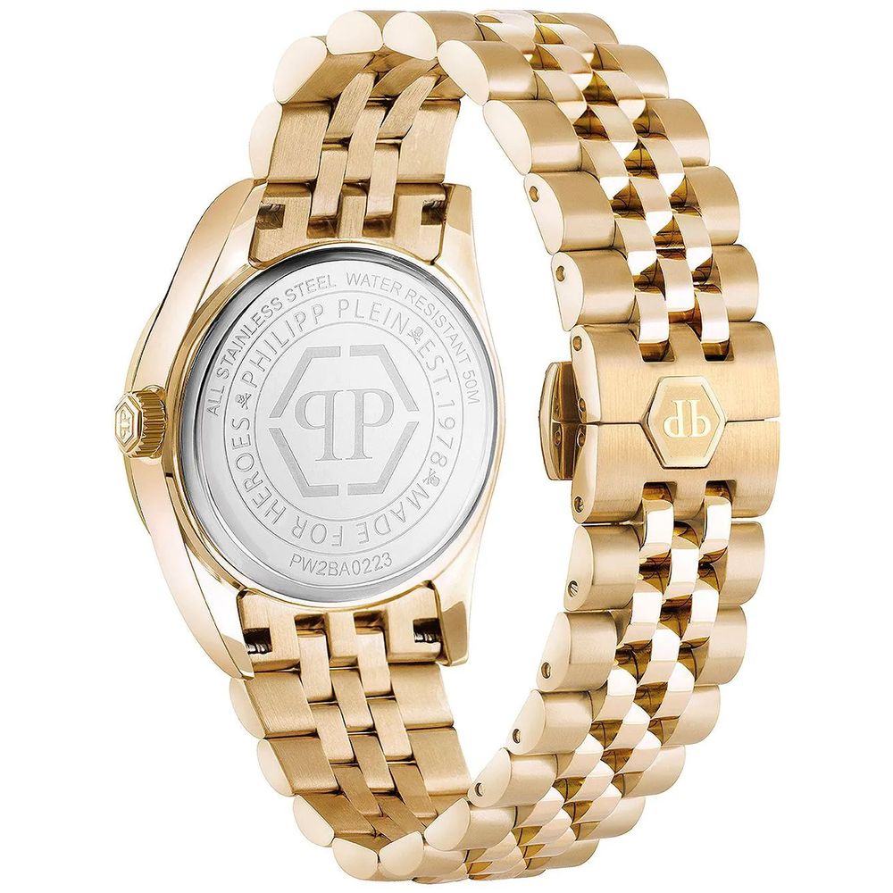 Philipp Plein gold-tone stainless steel dress watch-2