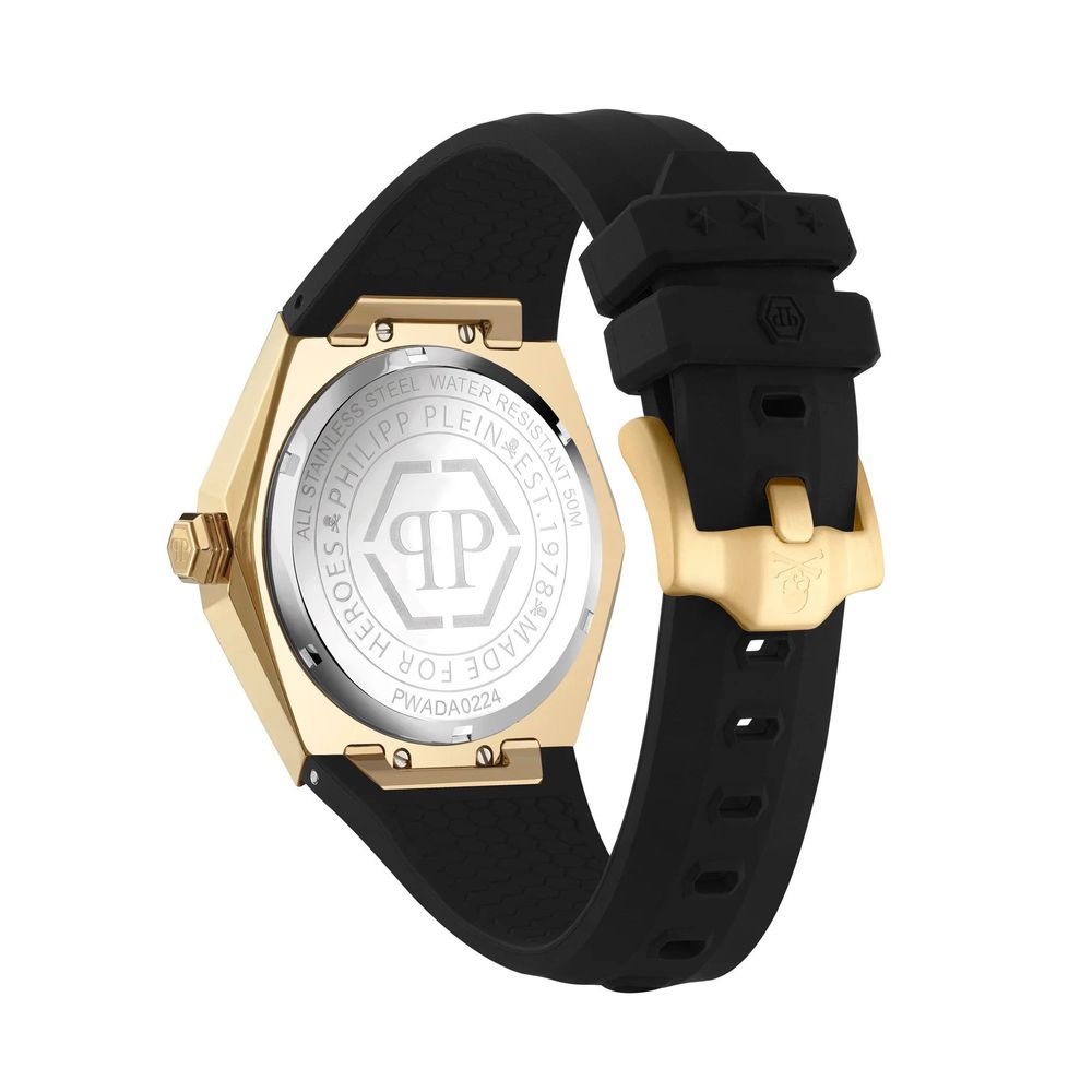 Philipp Plein Black Synthetic Dress Watch-2
