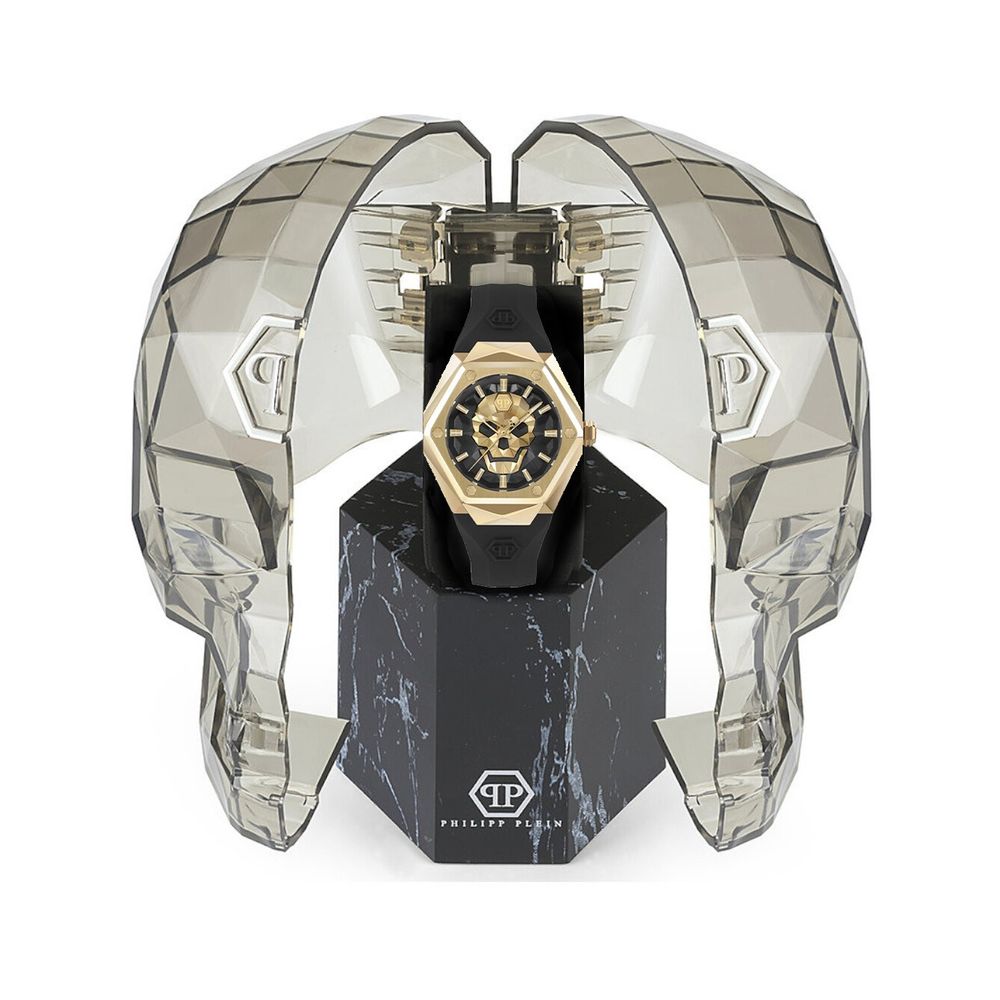 Philipp Plein Black Synthetic Dress Watch-3