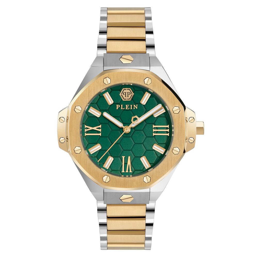 Philipp Plein gold-tone stainless steel dress watch