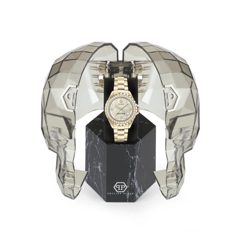 Philipp Plein Gold Stainless Steel Dress Watch-3