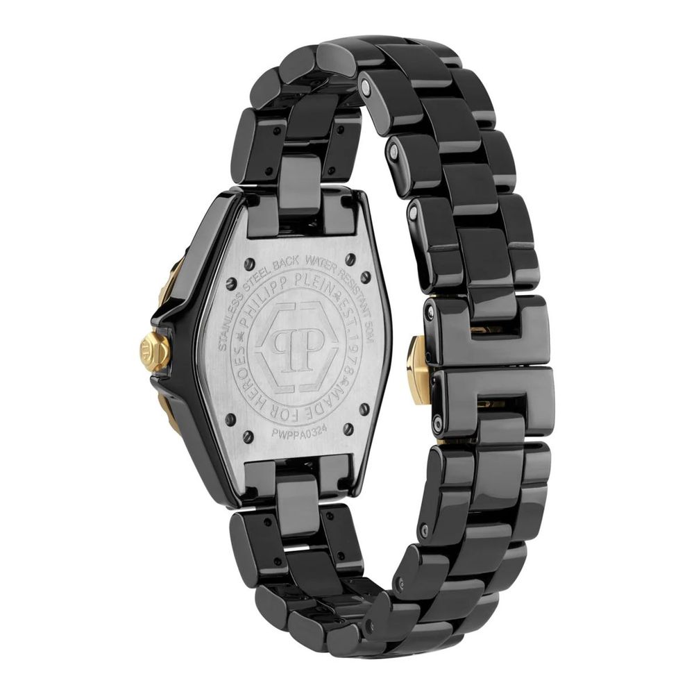 Philipp Plein Black Ceramic Dress Watch-2