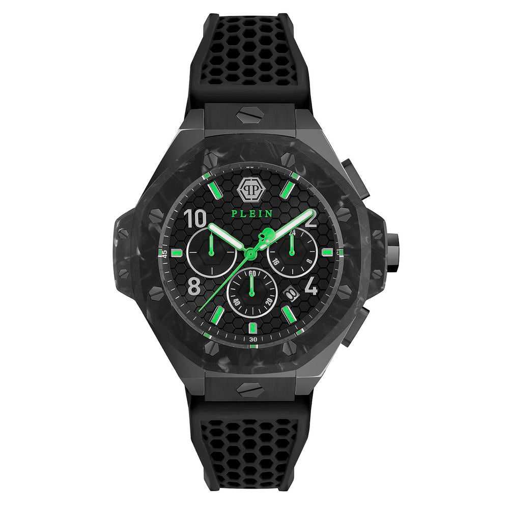 Philipp Plein Schwarze Synthetik-Sportuhr-1