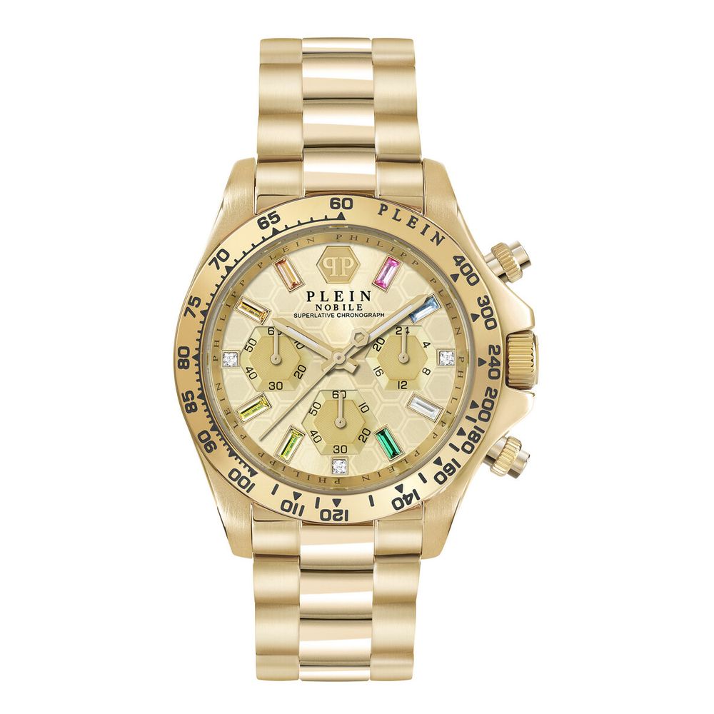 Philipp Plein gold-tone stainless steel dress watch-1