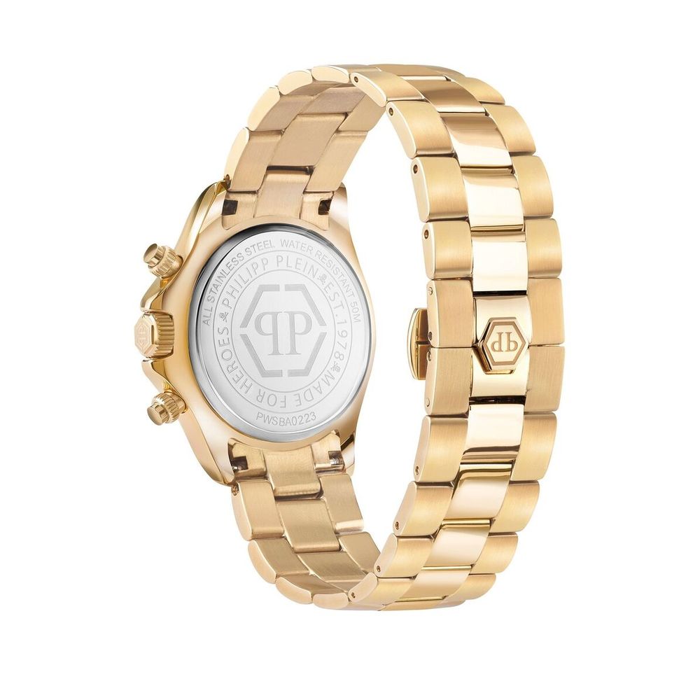 Philipp Plein gold-tone stainless steel dress watch-2