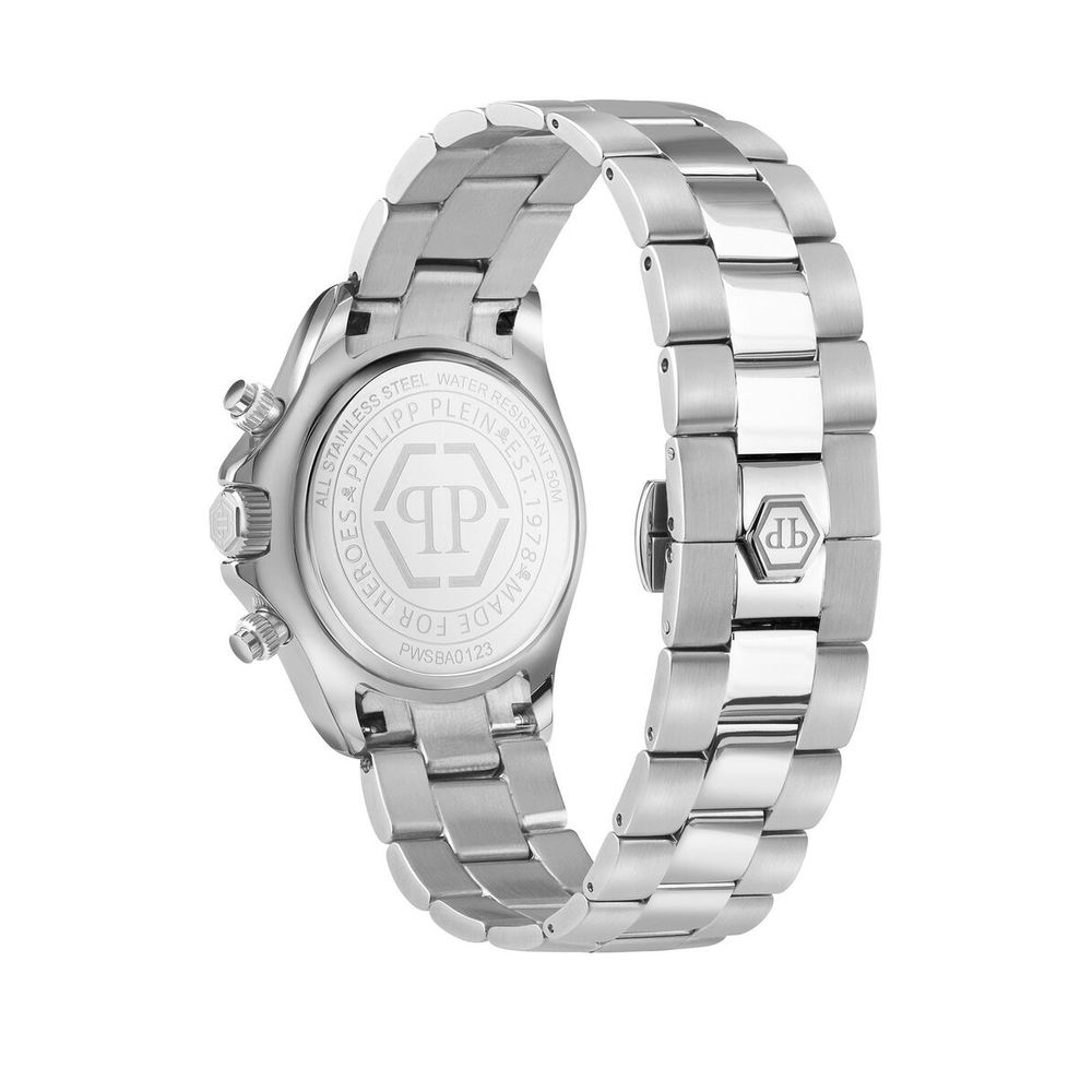 Philipp Plein Grey Stainless Steel Dress Watch-2