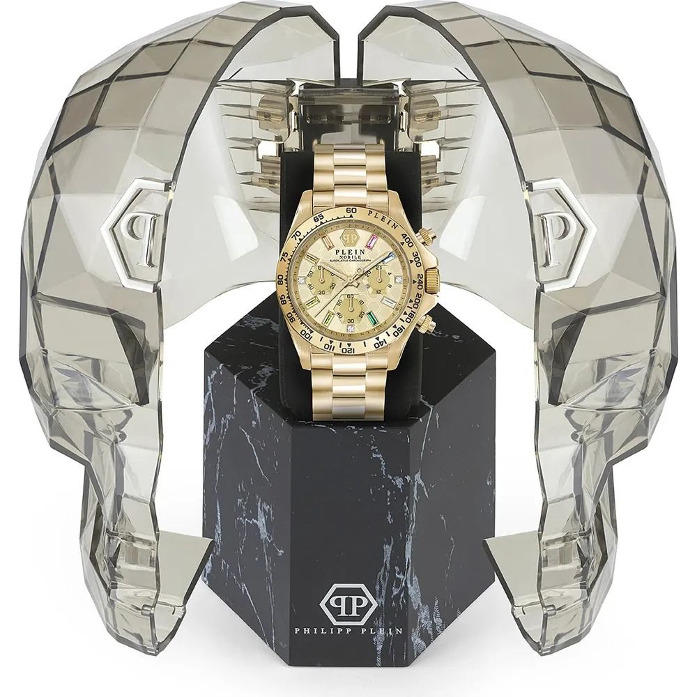 Philipp Plein gold-tone stainless steel dress watch-3