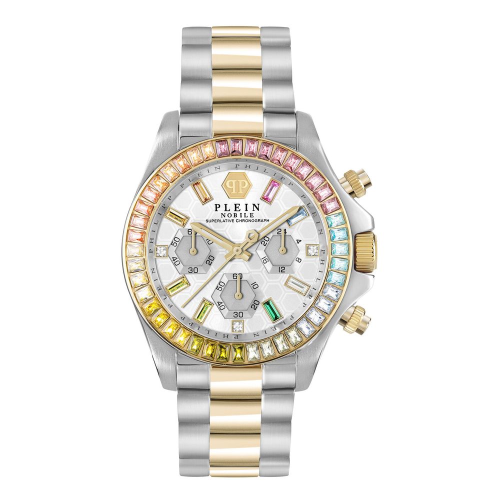 Philipp Plein stainless steel wristwatch with gold finish-1