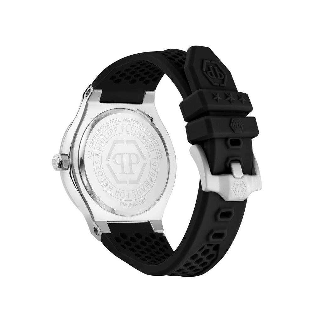 Philipp Plein Schwarze synthetische Sportuhr-2
