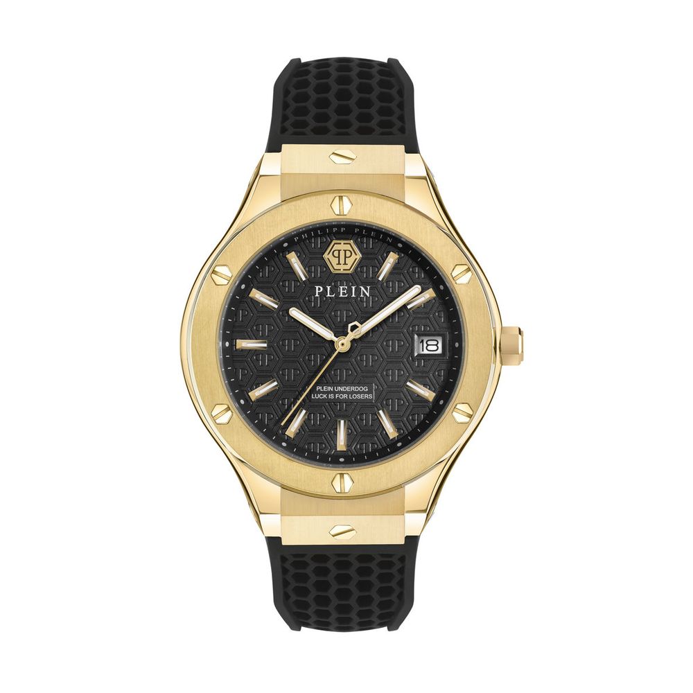 Philipp Plein Black Synthetic Dress Watch-1