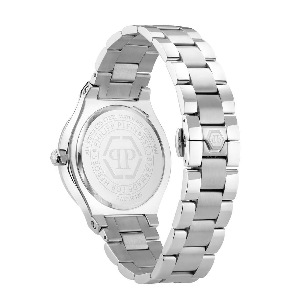 Philipp Plein Grey Stainless Steel Dress Watch-2
