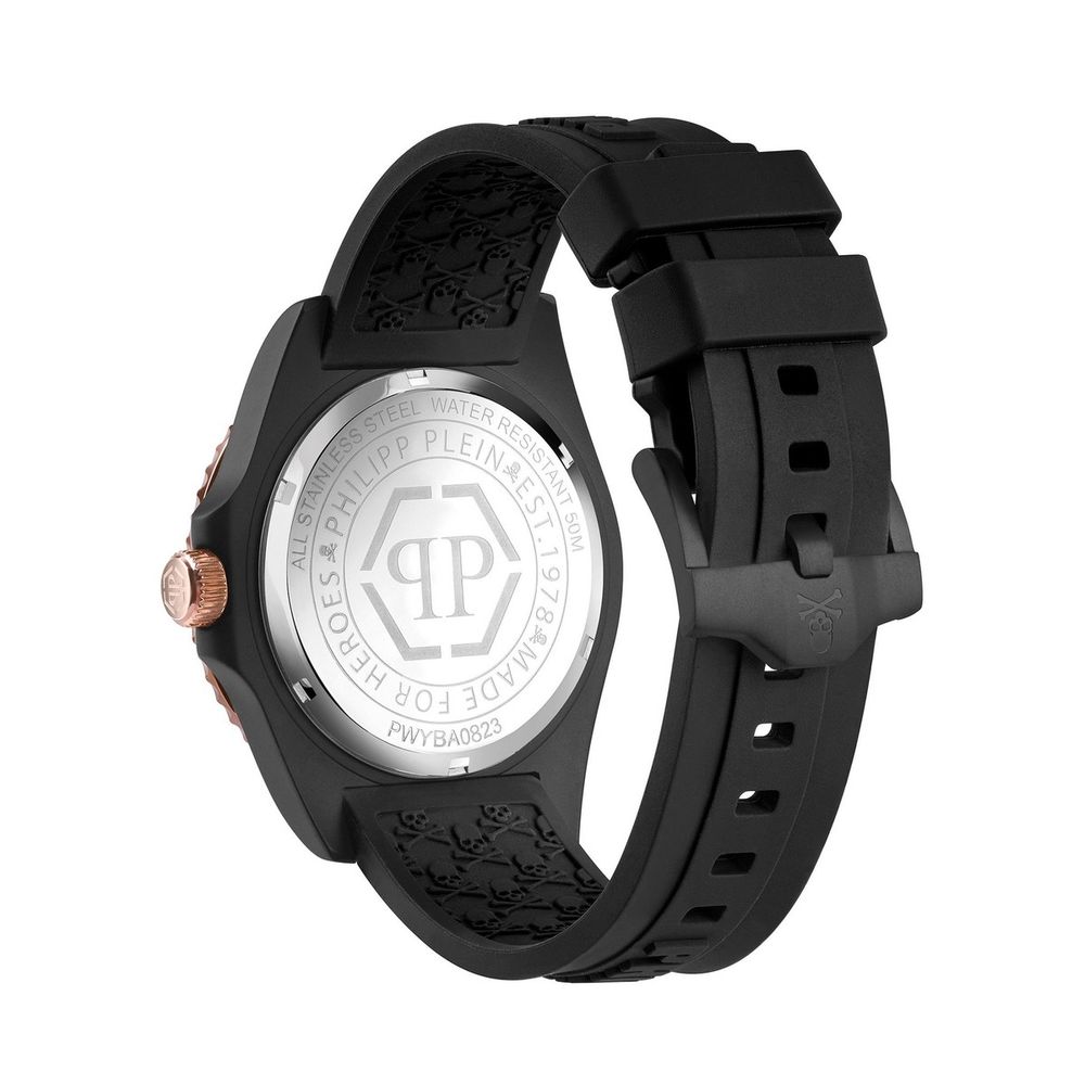 Philipp Plein Black Synthetic Sports Watch-2
