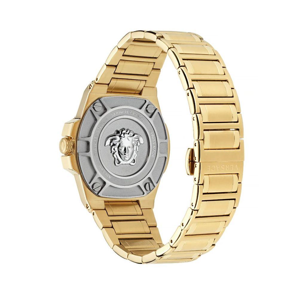 Versace gold-tone stainless steel dress watch-2