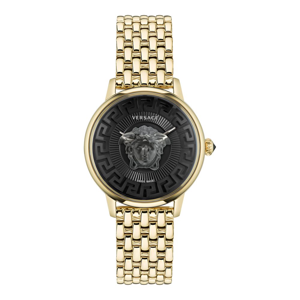 Versace gold-tone stainless steel dress watch