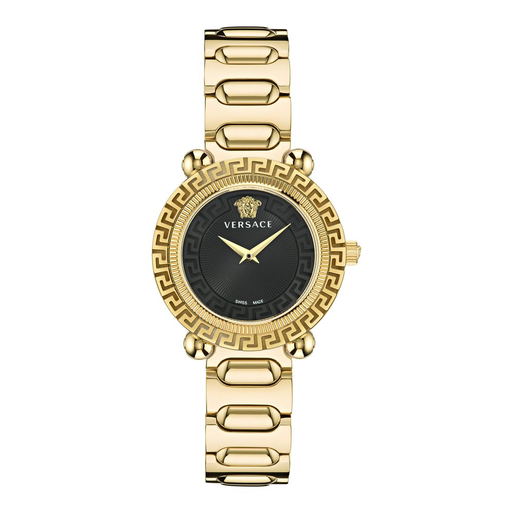 Versace gold-tone stainless steel dress watch