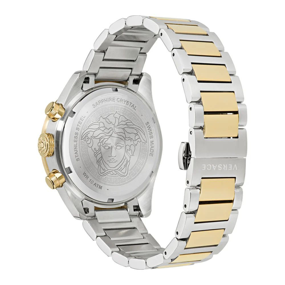 Versace Gray Stainless Steel Dress Watch-2