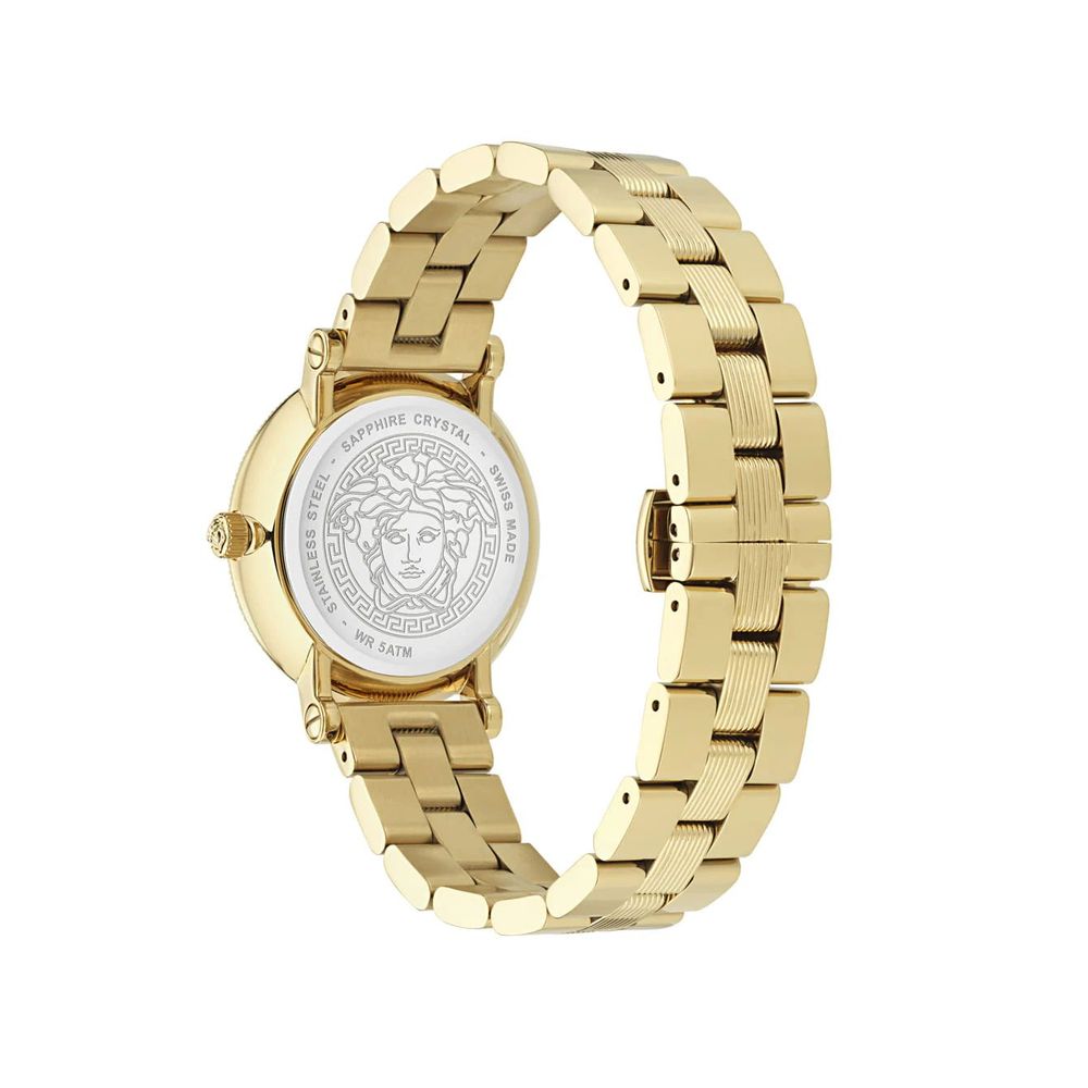 Versace gold-tone stainless steel dress watch-2