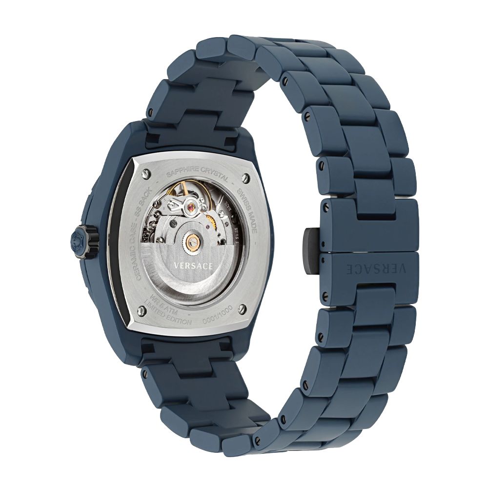 Versace Blue Ceramic Watch-2