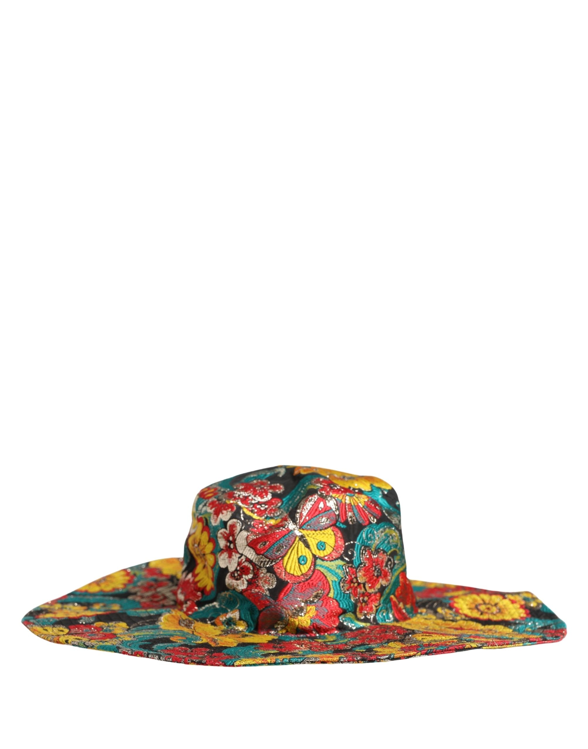 Dolce & Gabbana Herren Multicolor Brokat Fischerhut Capello-2