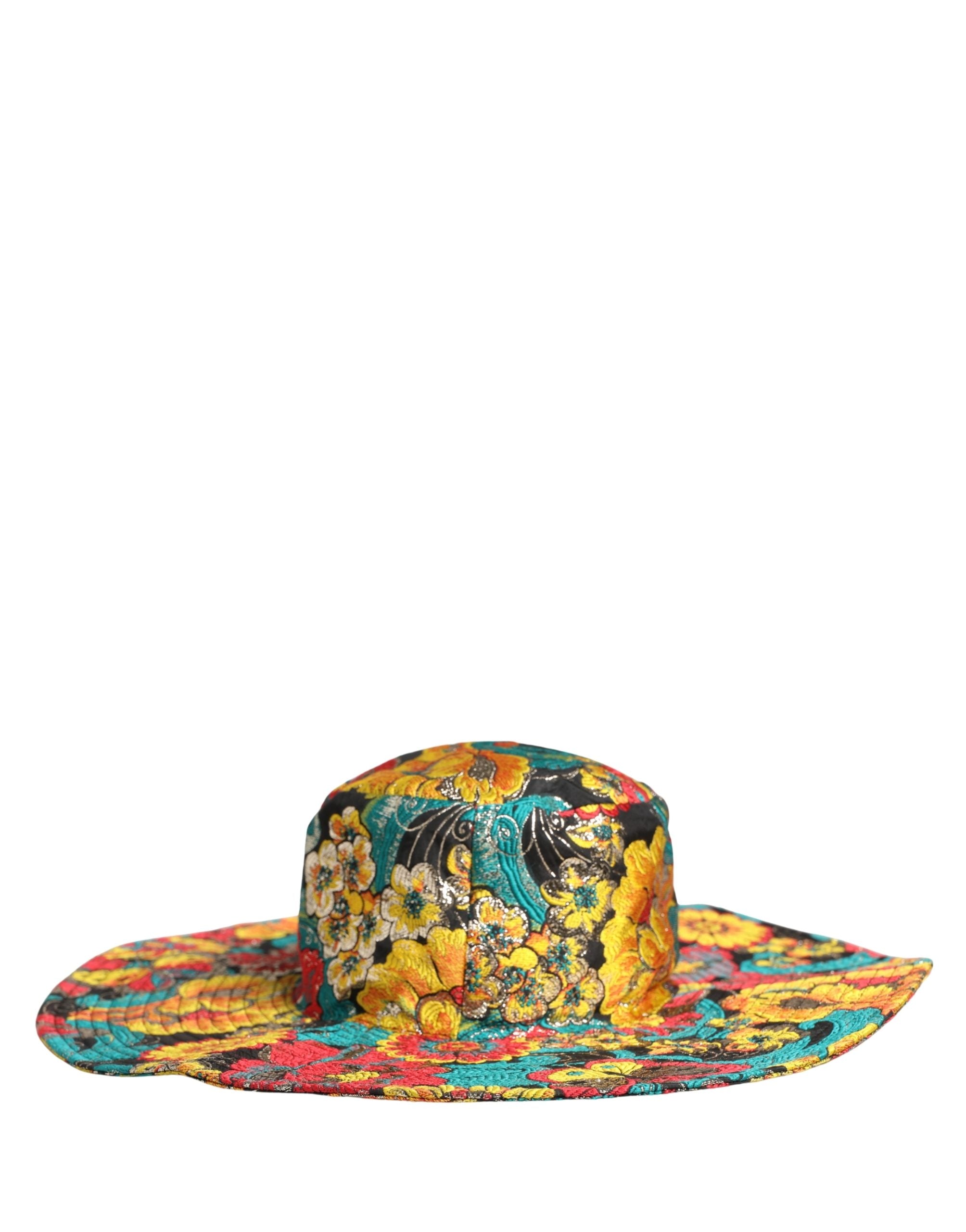 Dolce & Gabbana Herren Multicolor Brokat Fischerhut Capello-4