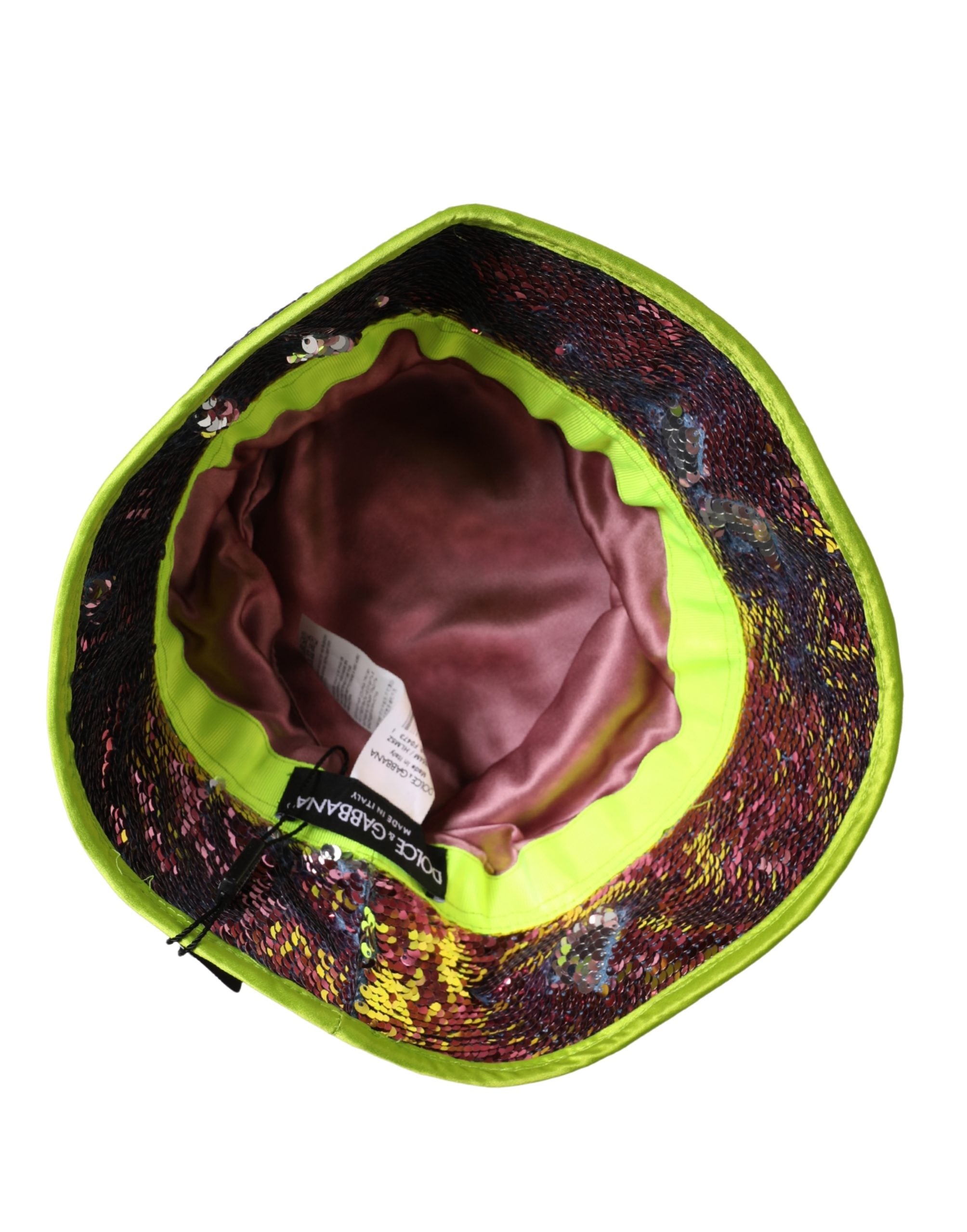 Dolce & Gabbana Men's Sequin Fisherman Hat in Purple-5