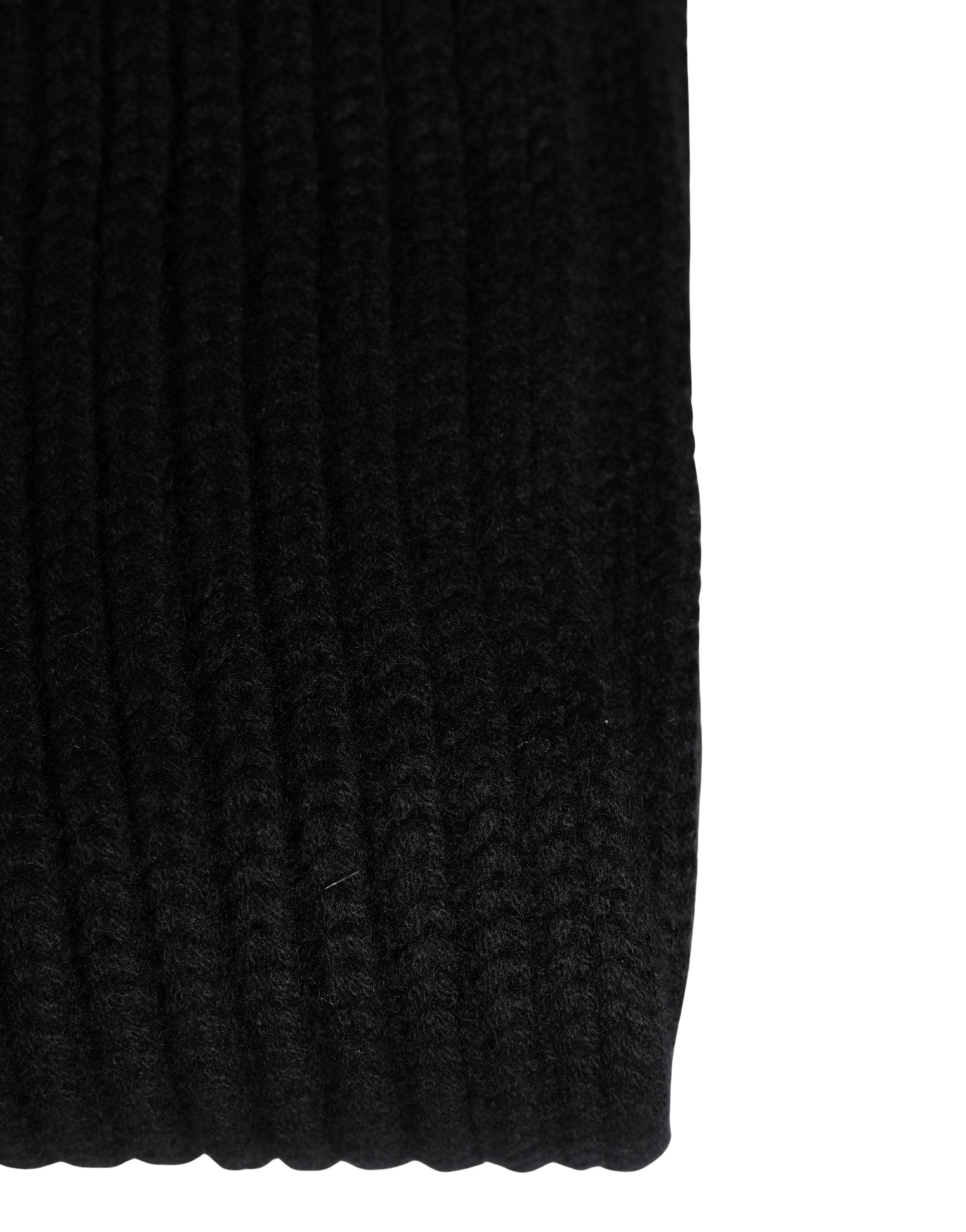Dolce & Gabbana Schwarzer Kaschmir-Strick-Schal für Herren, Einheitsgröße-3