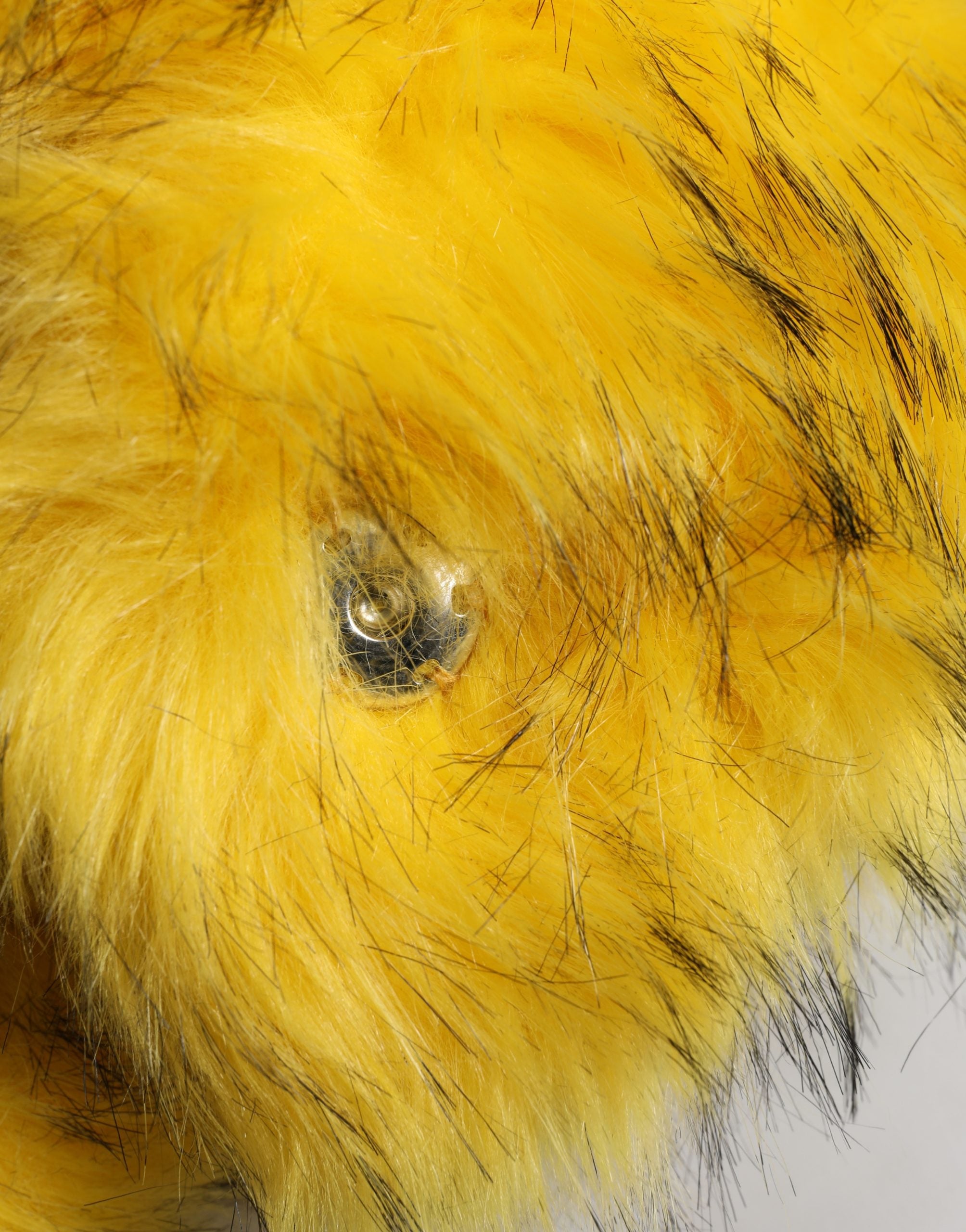Dolce & Gabbana Yellow Modacrylic Faux Fur Women's Bucket Hat-4