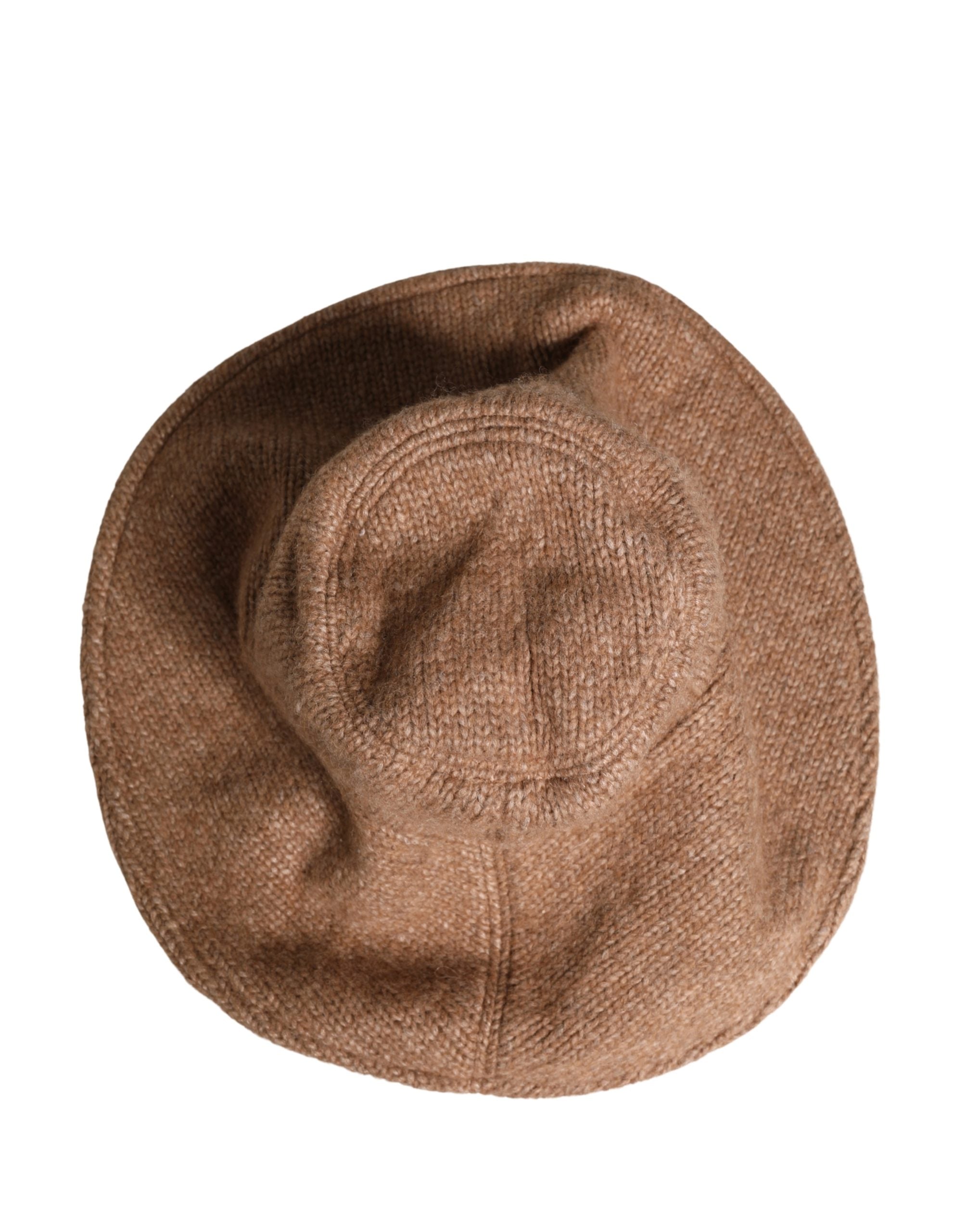 Dolce & Gabbana Women's Brown Alpaca Wool Knit Beanie-5